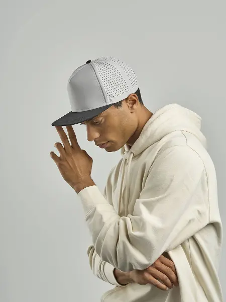 Cappello Visiera Piatta 5 Pannelli Atlantis all'ingrosso