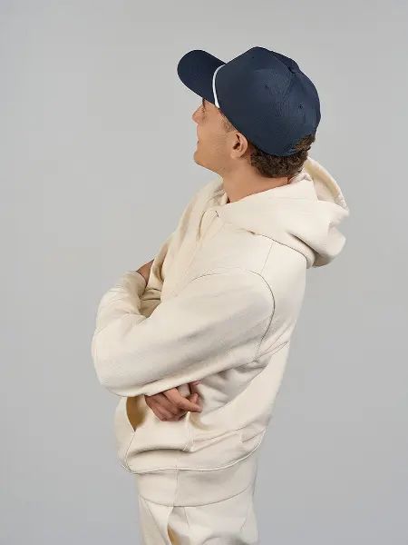 Cappello Baseball Strutturato 5 Pannelli Poliestere Riciclato Atlantis all'ingrosso
