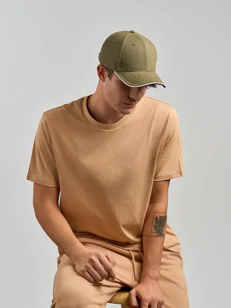 Cappello Visiera Curva 6 Pannelli Sostenibile Atlantis all'ingrosso