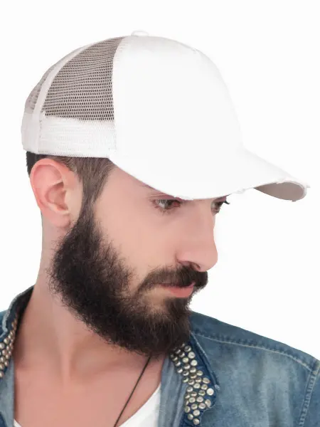 Cappello Visiera Curva 5 Pannelli Mesh Posteriore Atlantis all'ingrosso