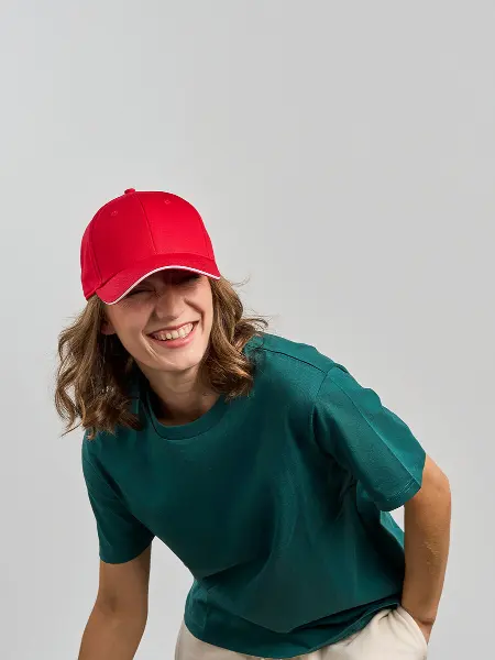 Cappello Visiera Curva 6 Pannelli Sostenibile Atlantis all'ingrosso