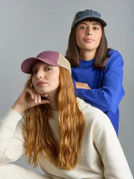 Cappello Trucker Destrutturato 6 Pannelli Atlantis all'ingrosso