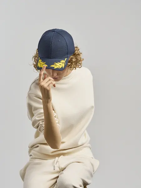 Cappello Visiera Curva 6 Pannelli Sostenibile Atlantis all'ingrosso