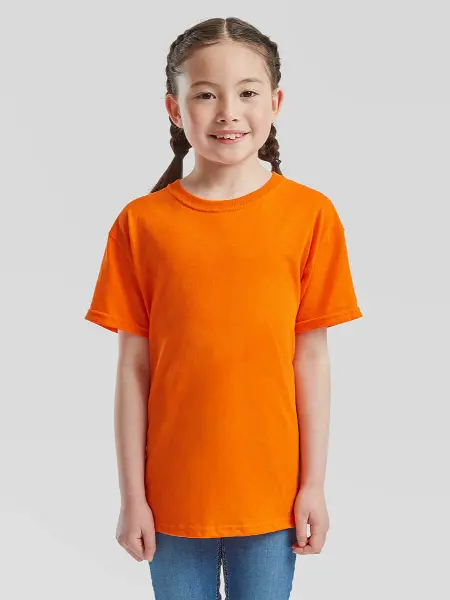 T-shirt Bambino Manica Corta Original Fruit of the Loom all'ingrosso