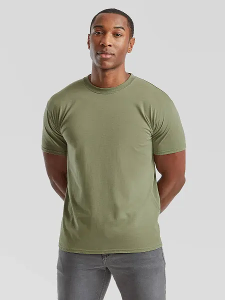 T-shirt Uomo Manica Corta Super Premium Fruit of the Loom all'ingrosso