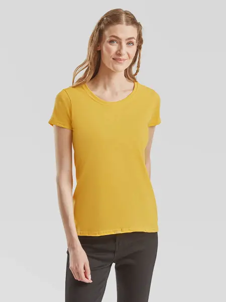 T-shirt Donna Manica Corta Iconic 195 Fruit of the Loom all'ingrosso