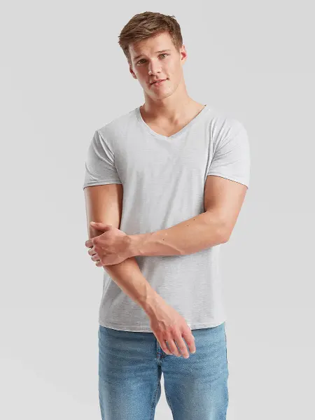 T-shirt Uomo Manica Corta Collo A V Iconic 150 Fruit of the Loom all'ingrosso