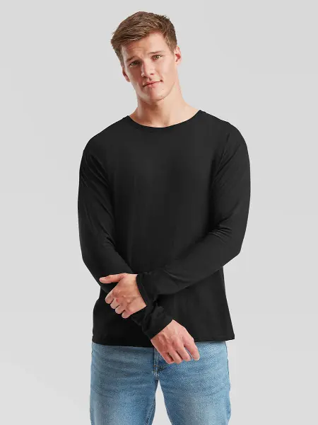 T-shirt Uomo Manica Lunga Iconic 150 Fruit of the Loom all'ingrosso
