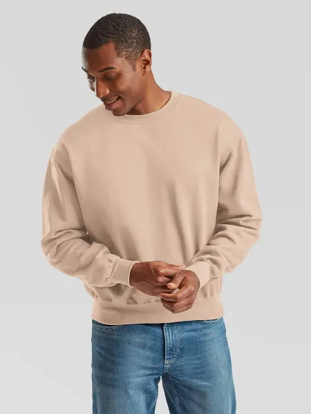 Felpa Unisex Girocollo Supercotton Fruit of the Loom all'ingrosso