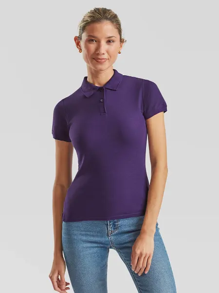 Polo Donna Manica Corta 65/35 Fruit of the Loom all'ingrosso