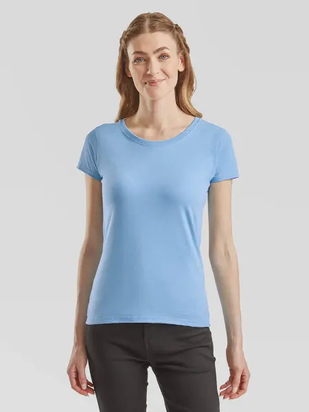 T-shirt Donna Manica Corta Valueweight Fruit of the Loom all'ingrosso