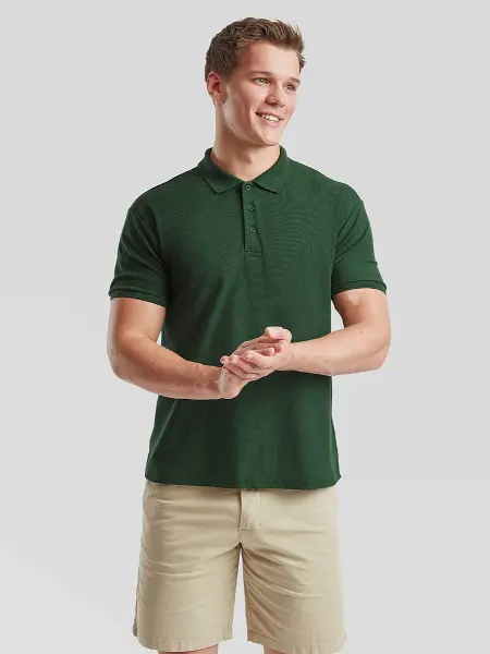 Polo Uomo Manica Corta 65/35 Fruit of the Loom all'ingrosso