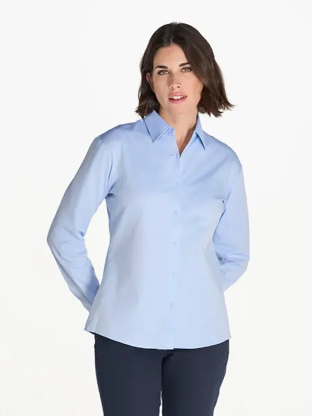 Camicia Donna Manica Lunga Oxford JHK all'ingrosso