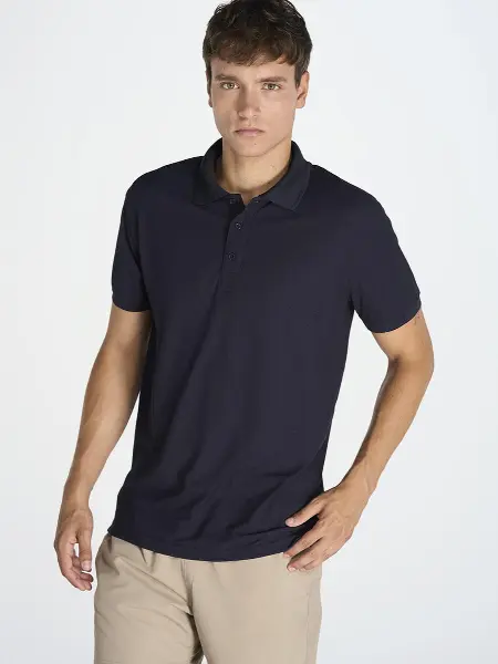 Polo Uomo Manica Corta Sport Pique JHK all'ingrosso