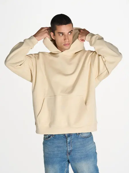 Felpa Unisex Cappuccio Oversize JHK all'ingrosso