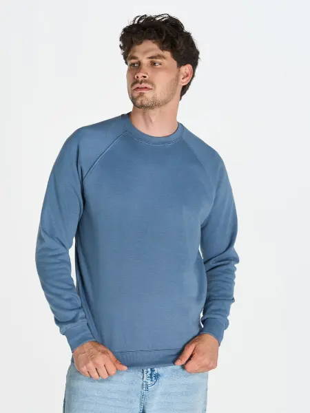 Felpa Unisex Girocollo Organic Everest JHK all'ingrosso