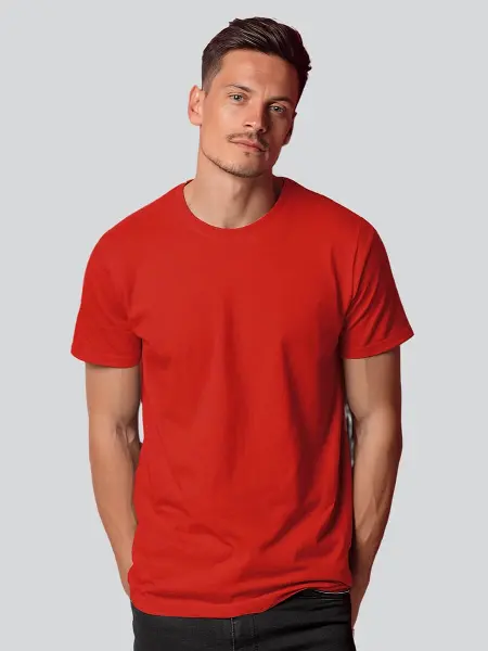 T-shirt Uomo Manica Corta Regular Fit JHK all'ingrosso