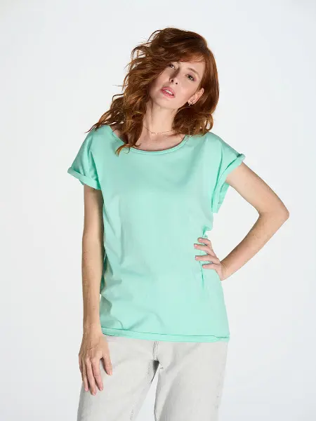 T-shirt Donna Manica Corta Urban Tobago JHK all'ingrosso