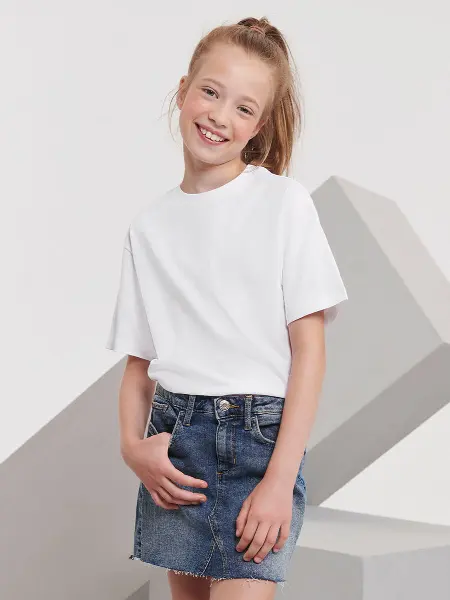 T-shirt Bambino Manica Corta Organic Russell all'ingrosso