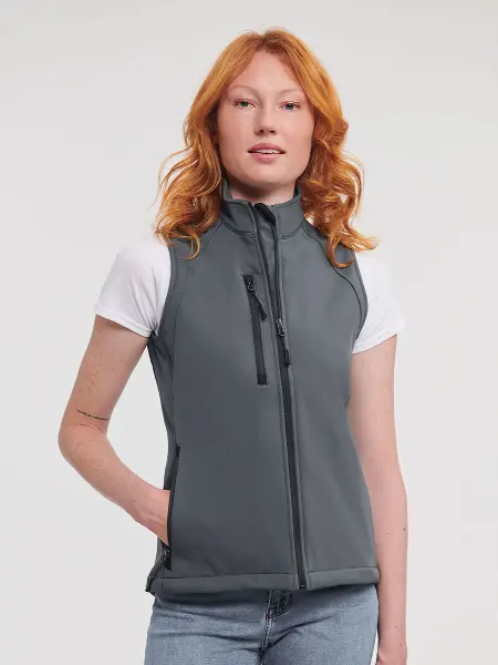 Gilet Softshell Donna Russell all'ingrosso