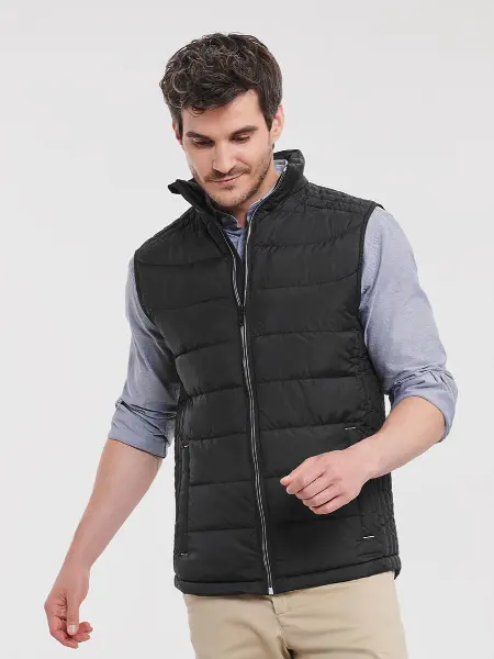 Gilet Uomo Imbottito Con Cappuccio Russell all'ingrosso