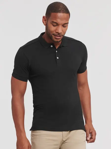 Polo Uomo Manica Corta Stretch Russell all'ingrosso