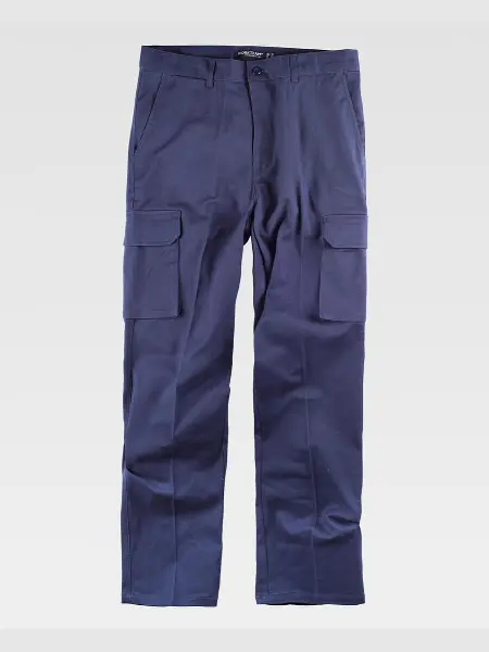 Pantalone Da Lavoro Multitasche Elasticizzato Workteam all'ingrosso