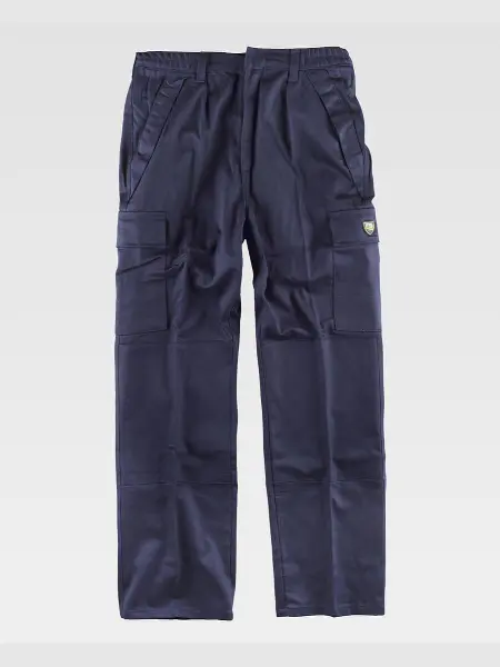 Pantalone Da Lavoro Multitasche Tessuto Ignifugo Saldatira Workteam all'ingrosso