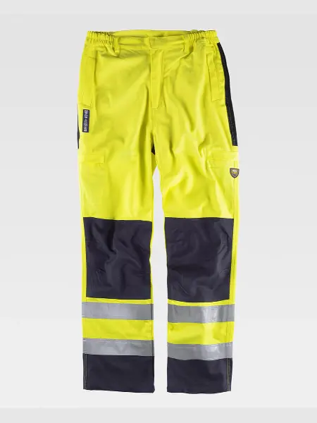 Pantalone Multiprotezione Alta Visibilita Classe 1 Workteam all'ingrosso