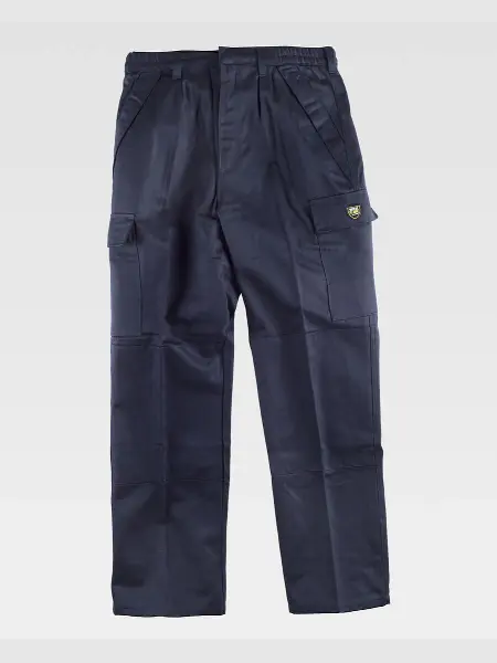 Pantalone Da Lavoro Multitasche Tessuto Antistatico Ignifugo Workteam all'ingrosso
