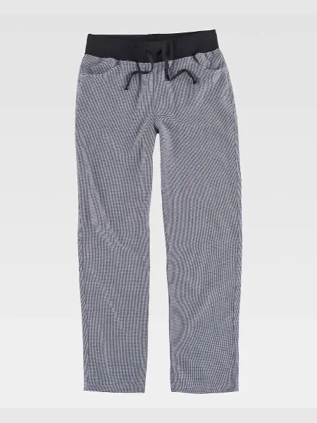 Pantalone Cuoco Tessuto A Quadretti Workteam all'ingrosso