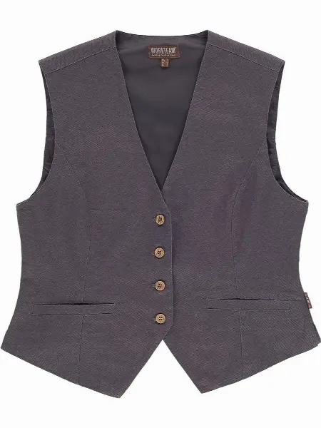 Gilet Donna Tessuto Canvas Workteam all'ingrosso