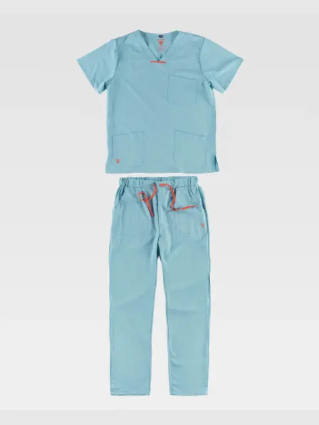 Completo Unisex Casacca + Pantalone Tessuto Elasticizzato Workteam all'ingrosso