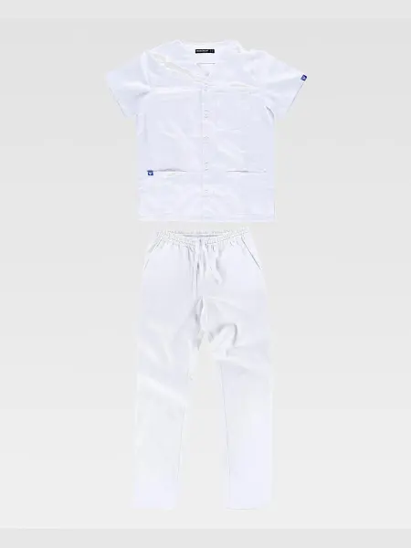 Completo Unisex Casacca + Pantalone Lavaggio 65° Workteam all'ingrosso