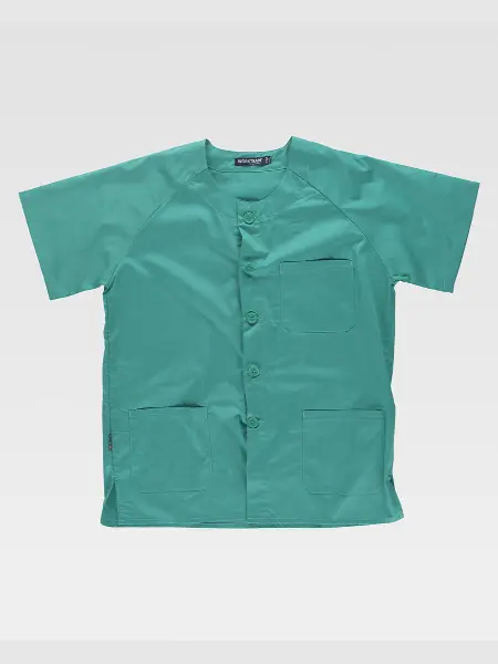 Casacca Unisex Con Bottoni Workteam all'ingrosso
