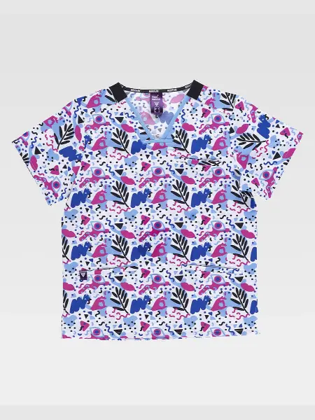 Casacca Unisex Tessuto Elasticizzato Stampato Workteam all'ingrosso