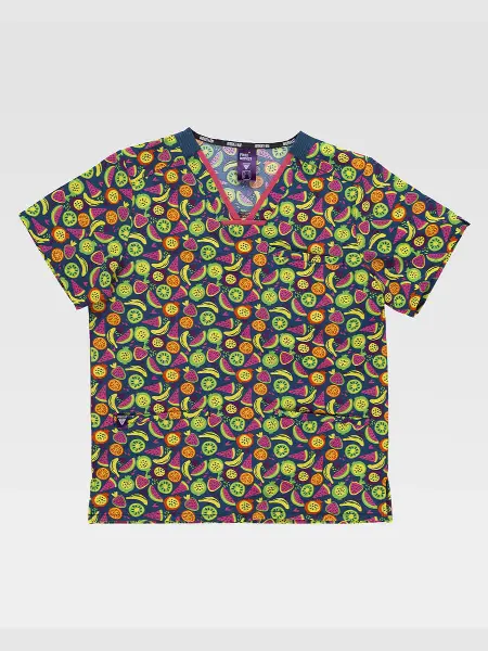 Casacca Unisex Tessuto Elasticizzato Stampato Workteam all'ingrosso