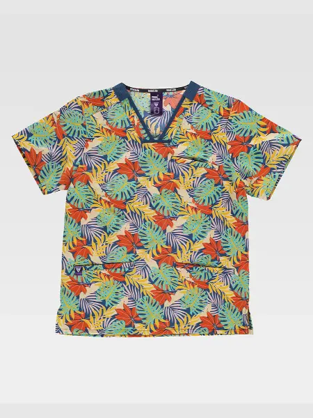 Casacca Unisex Tessuto Elasticizzato Stampato Workteam all'ingrosso