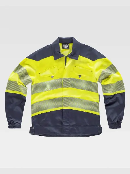 Giacca Tessuto Elasticizzato Alta Visibilita Classe 1 Workteam all'ingrosso