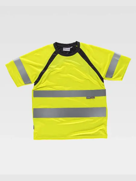 T-shirt Manica Corta Alta Visibilita Classe 2 Workteam all'ingrosso