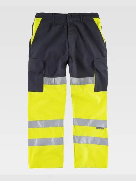 Pantalone Rinforzi Nei Glutei Alta Visibilita Classe 1 Workteam all'ingrosso