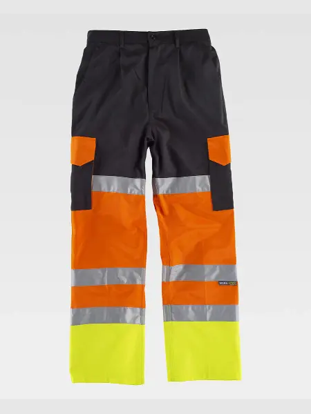 Pantalone Alta Visibilita Classe 1 Workteam all'ingrosso