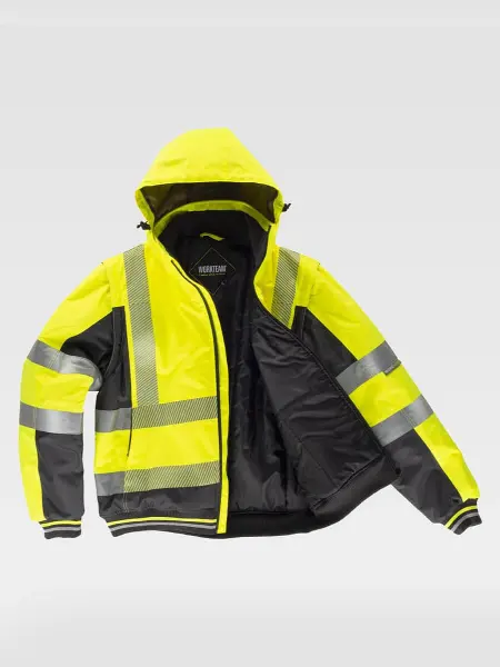 Giubbotto Alta Visibilita Impermeabile Oxford Workteam all'ingrosso