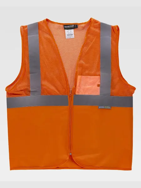Gilet Tessuto In Rete Alta Visibilita Classe 1 Workteam all'ingrosso