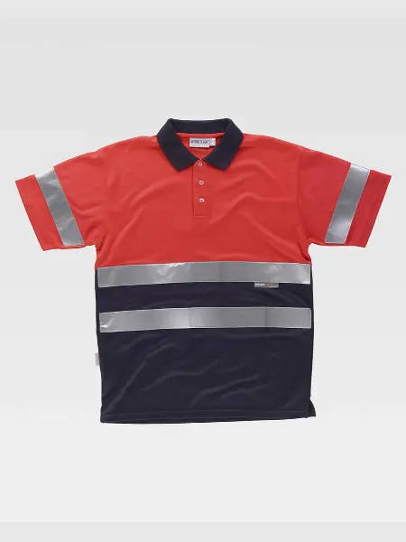 Polo Manica Corta Alta Visibilita Classe 1 Workteam all'ingrosso