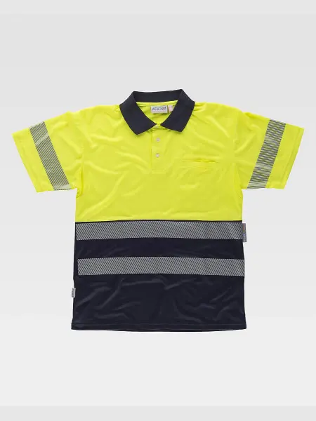 Polo Manica Corta Alta Visibilita Classe 1 Workteam all'ingrosso