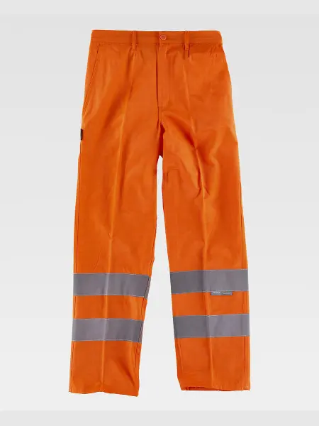 Pantalone Alta Visibilita Classe 2 Workteam all'ingrosso