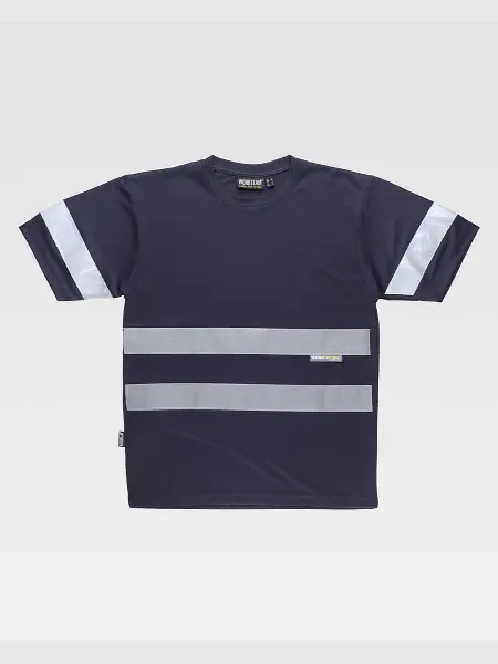 T-shirt Manica Corta Bande Rifrangenti Workteam all'ingrosso