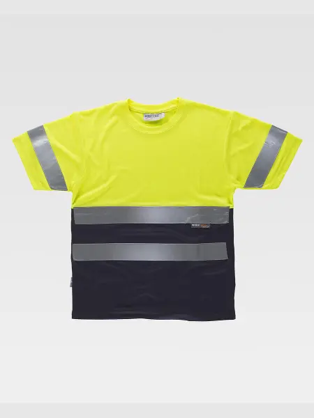 T-shirt Manica Corta Alta Visibilita Classe 1 Workteam all'ingrosso