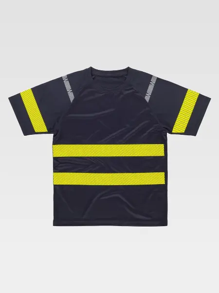 T-shirt Alta Visibilita Micropique Bicolore Workteam all'ingrosso